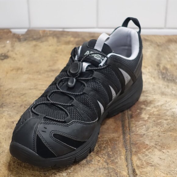 Apex A5000m Bungee Lace Athletic Men's Active Shoe In Black - Picture 2 of 13